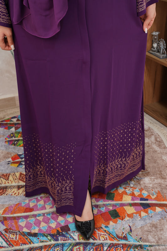 عباية إماراتية ستراس بالفولار